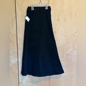Black denim skirt size 18W